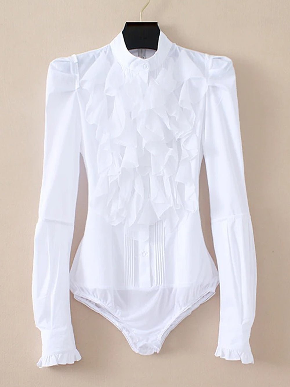 Ruffles Bodysuit Shirt - Fashionpara