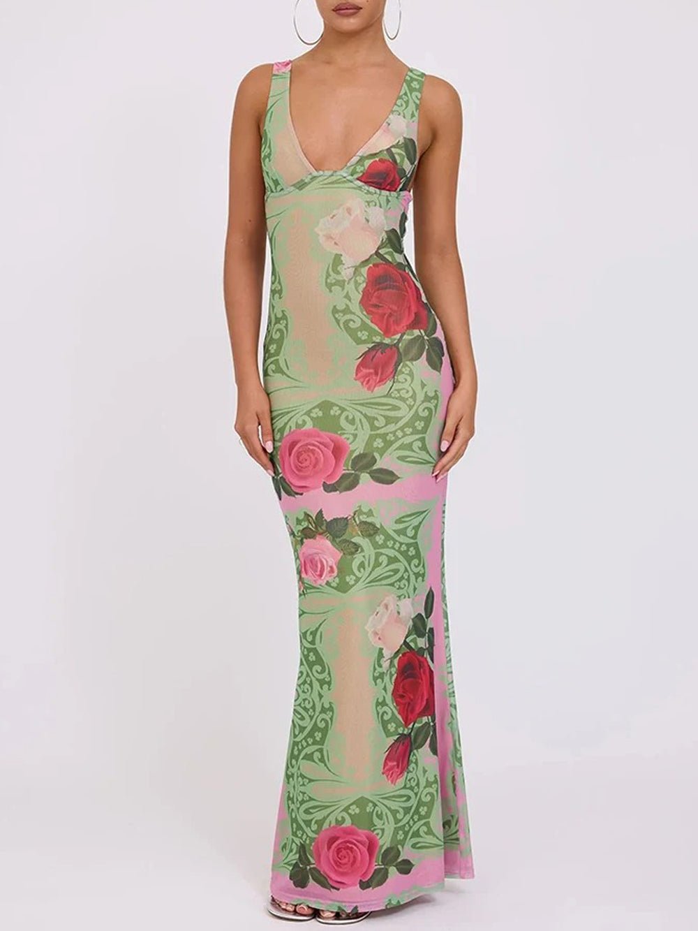 Backless Bodycon Maxi - Fashionpara