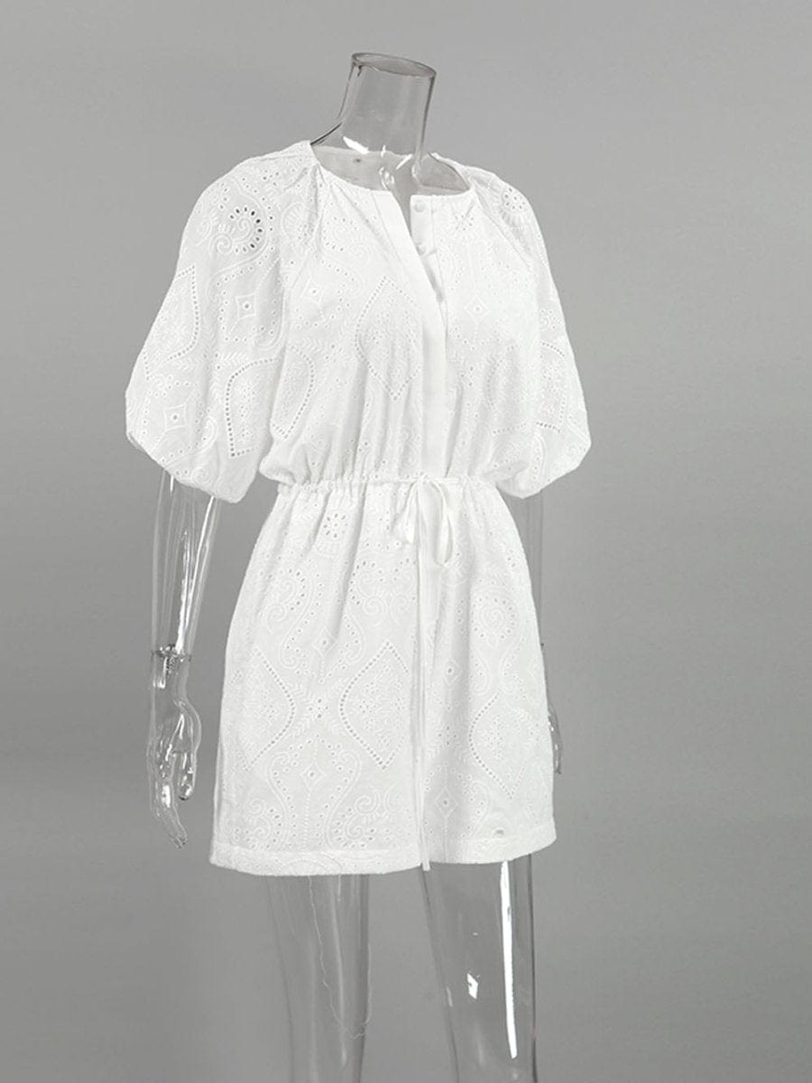 Hollow Out Playsuit - Fashionpara