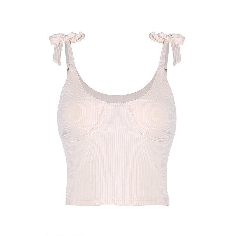 KittenAlarm - Nevaeh Underwire Tie Strap Top