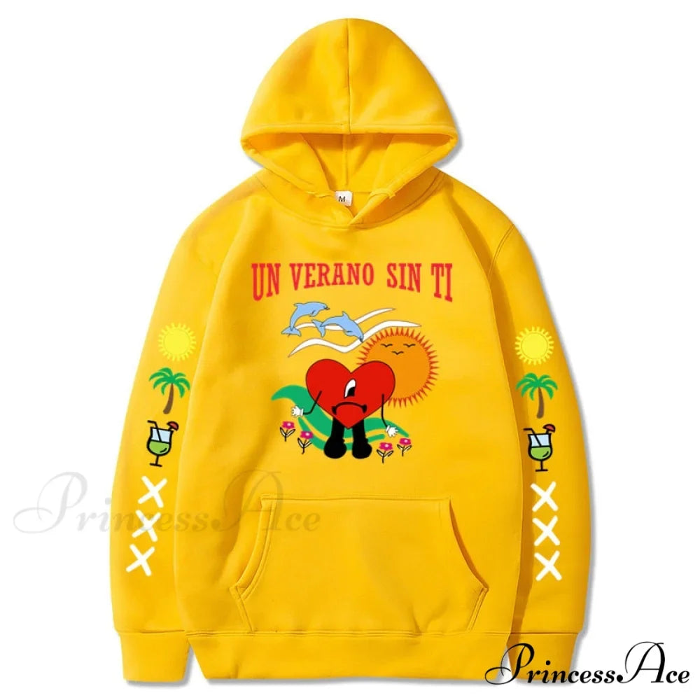 Bad Bunny Printed Hoodie 5