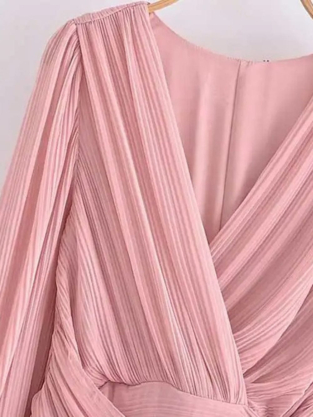 Knot Pleated Mini - Fashionpara