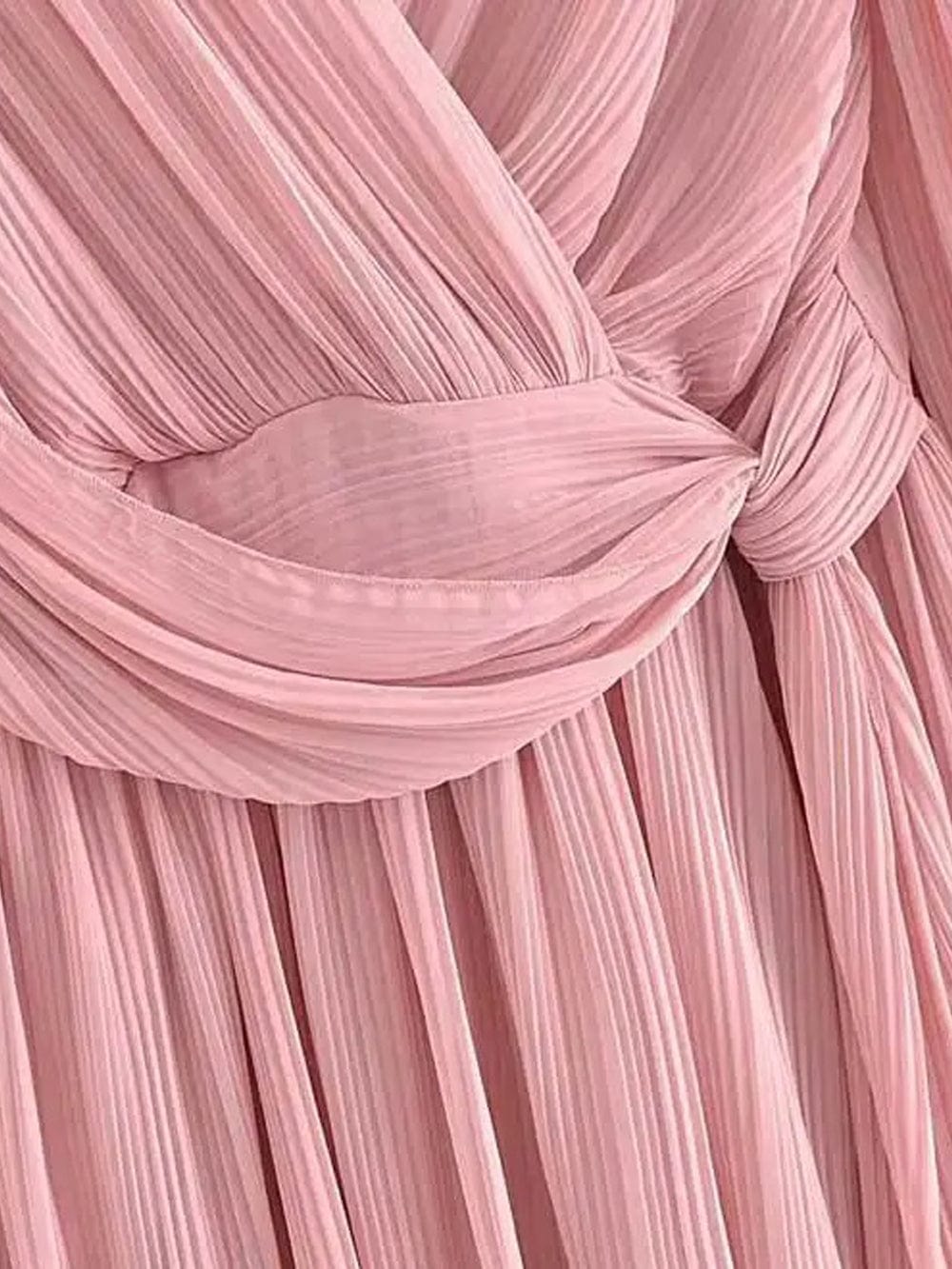 Knot Pleated Mini - Fashionpara