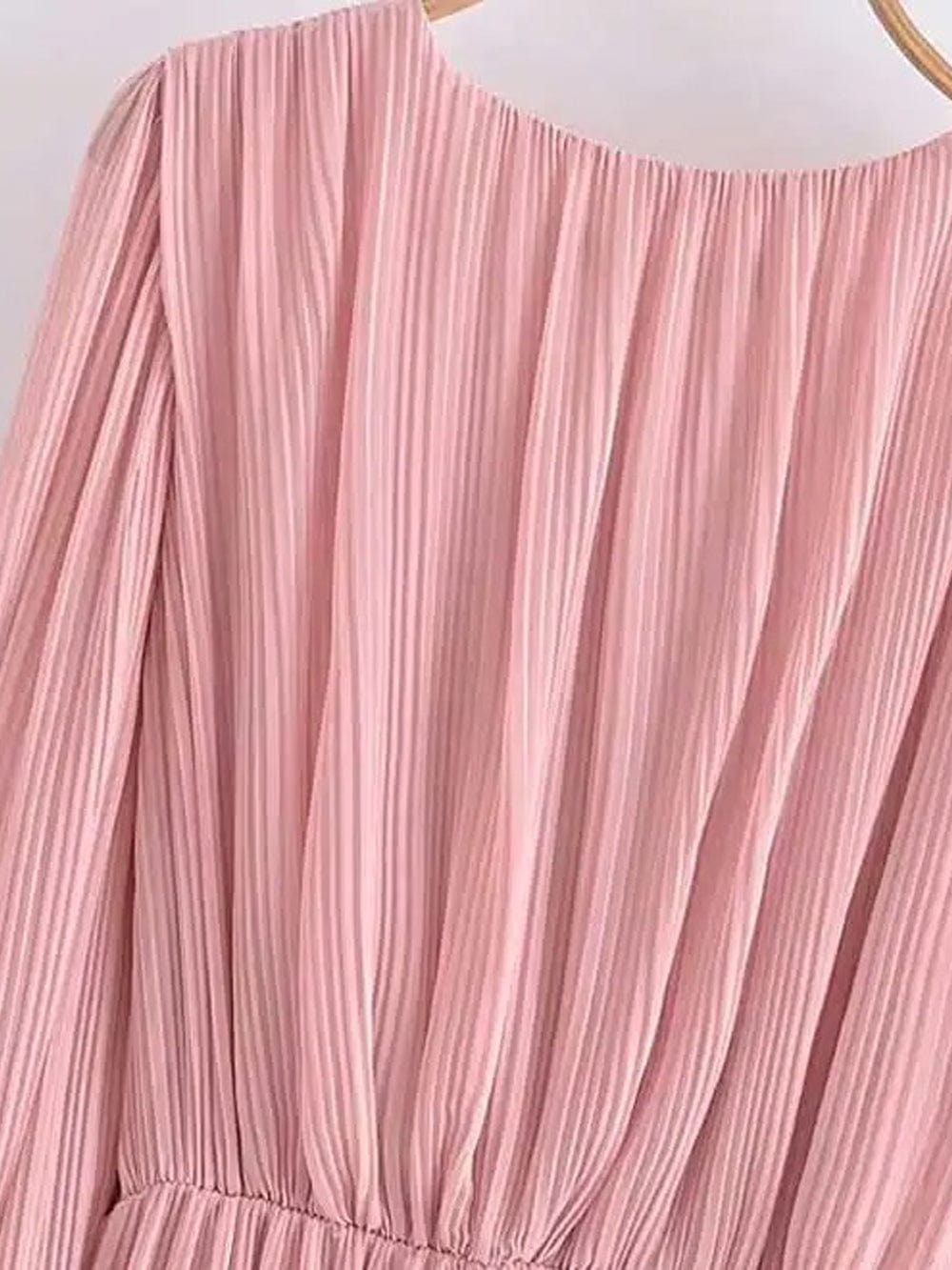 Knot Pleated Mini - Fashionpara