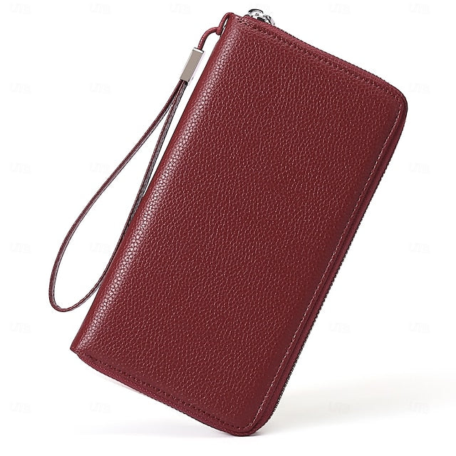 Leather Bag Outdoor Mobile Wallet Daily Phone PU