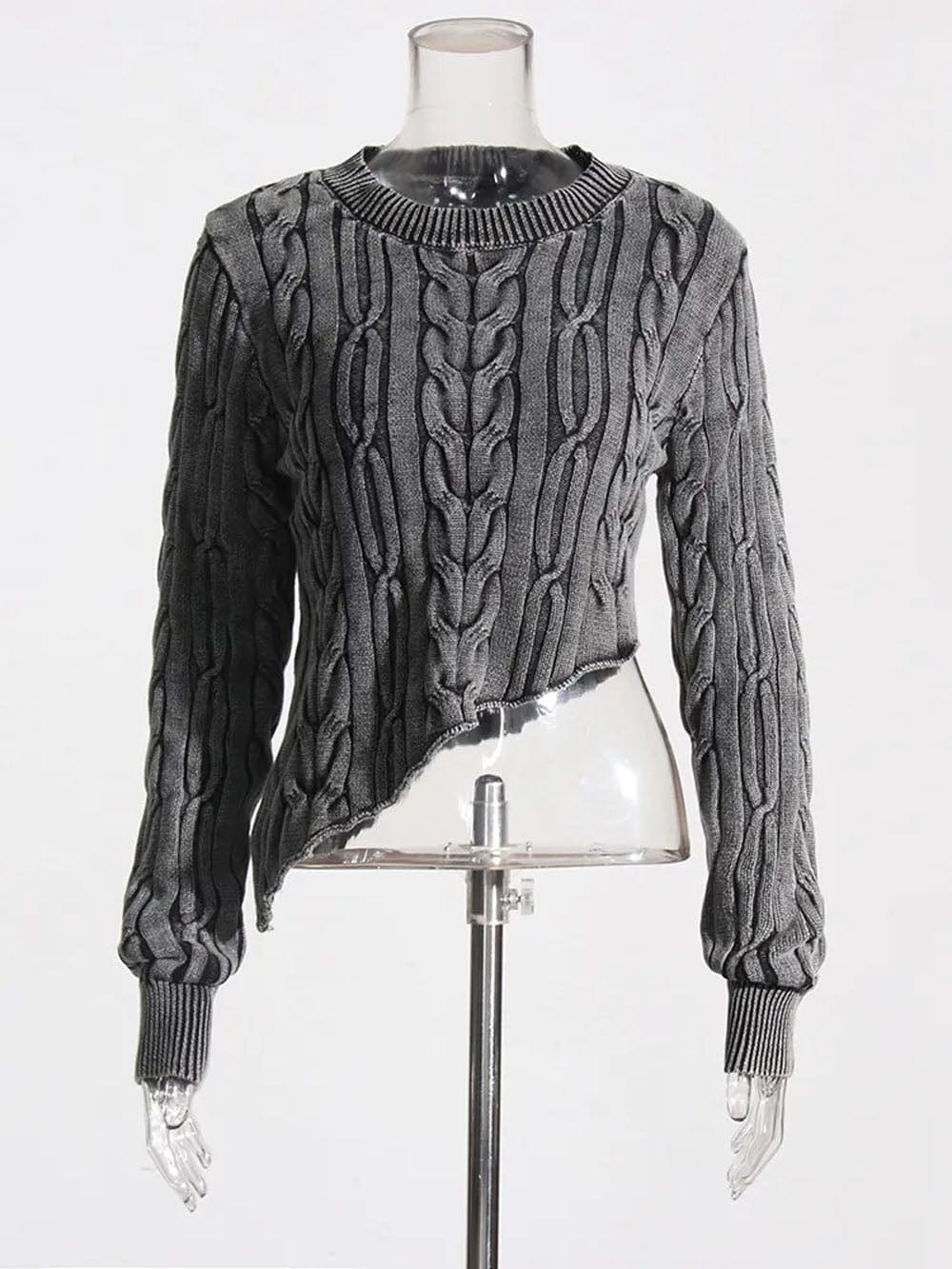 Knit Pullover Sweater - Fashionpara