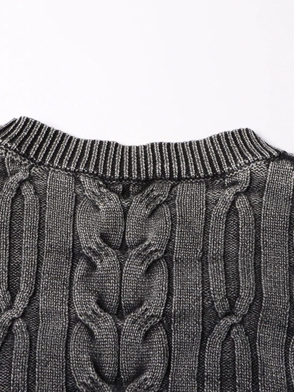 Knit Pullover Sweater - Fashionpara