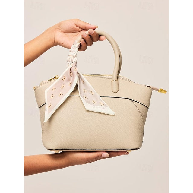 Holiday Office Bag Daily Handbag PU Bucket Leather