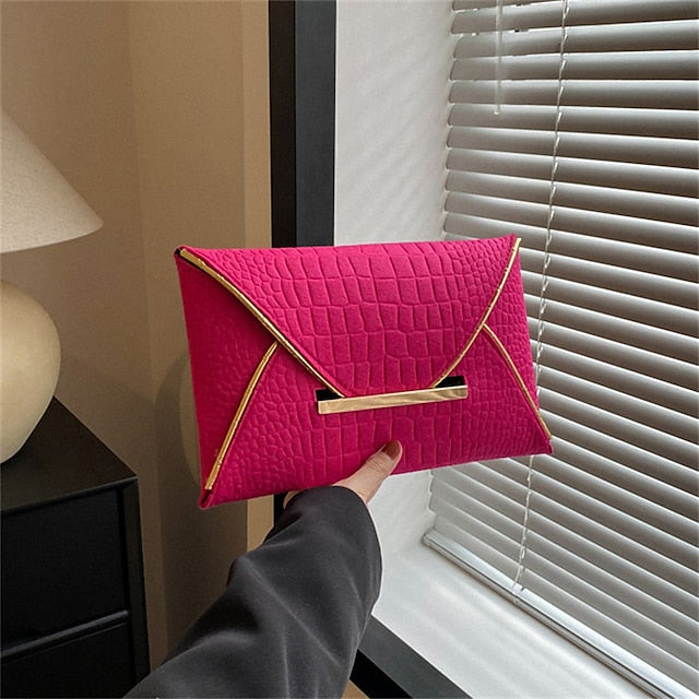 Bags Leather Clutch PU for Bridal Evening