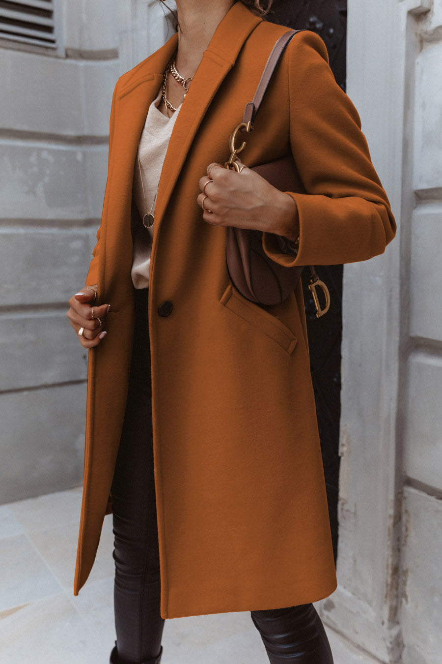 On The List Burgundy Coat