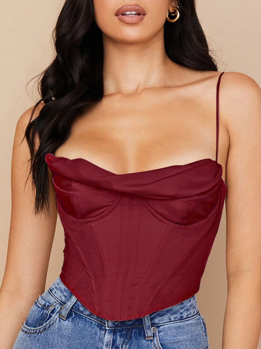Backless Corset Top - Fashionpara