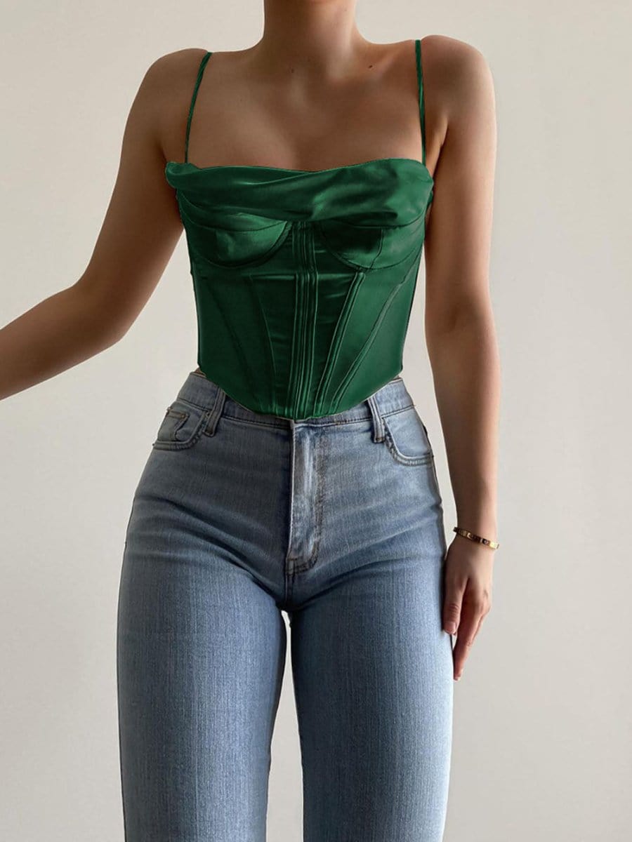 Backless Corset Top - Fashionpara