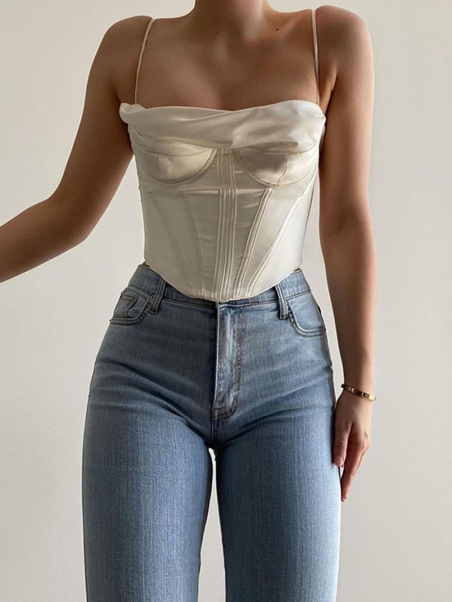 Backless Corset Top - Fashionpara