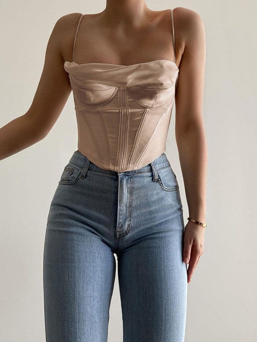 Backless Corset Top