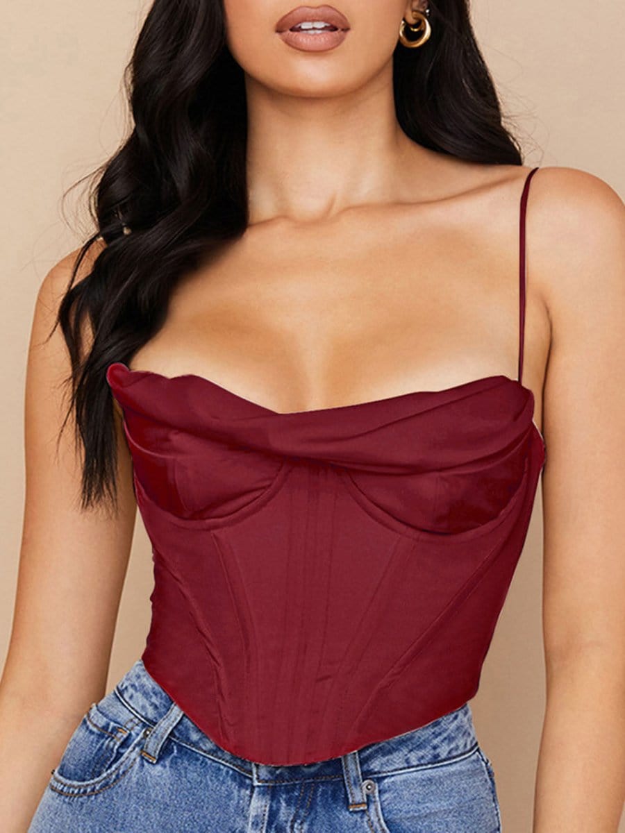 Backless Corset Top - Fashionpara