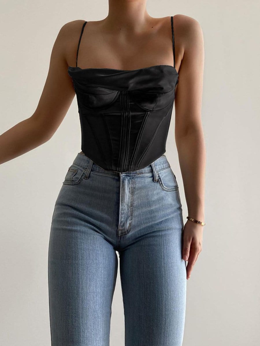 Backless Corset Top - Fashionpara