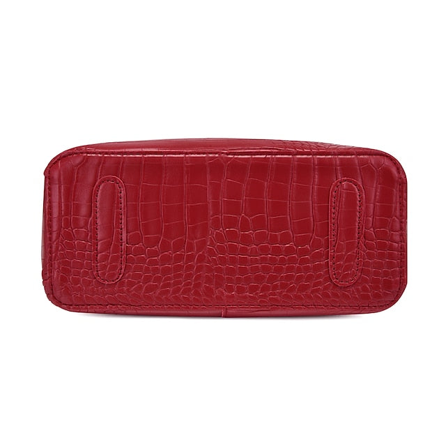 Set Leather Purse Going Bag PU Pcs Office 3 out