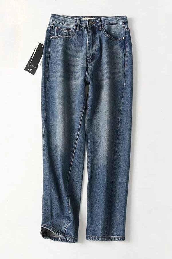 Outdoor Vintage Straight Jeans