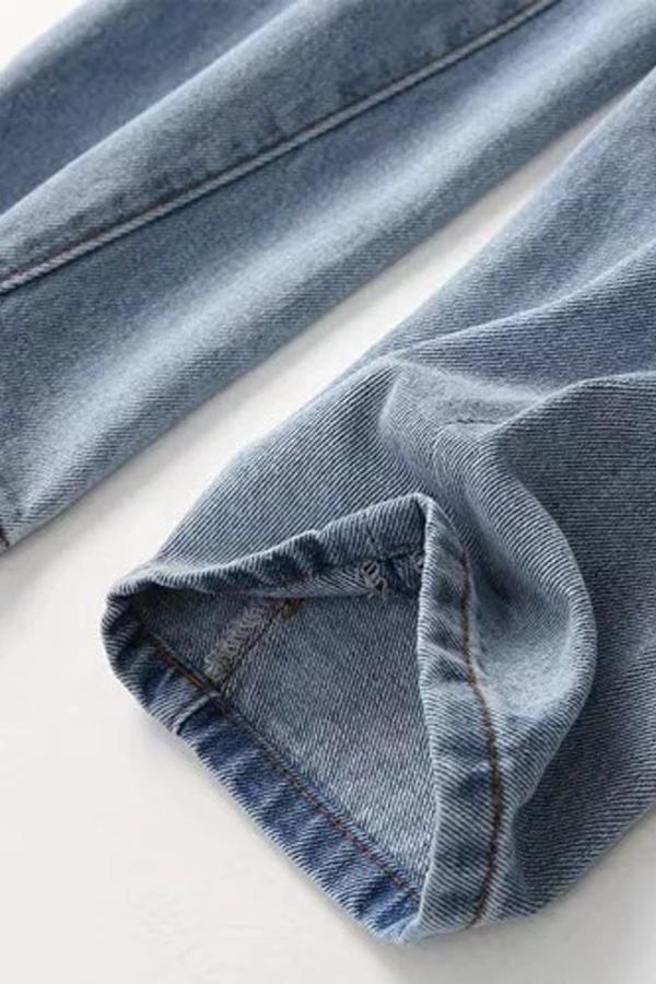 Outdoor Vintage Straight Jeans