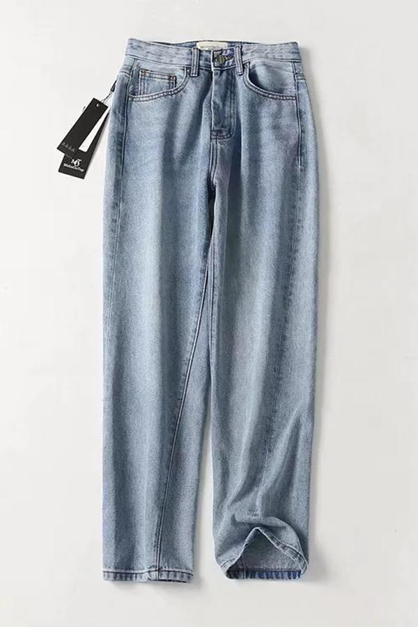 Outdoor Vintage Straight Jeans