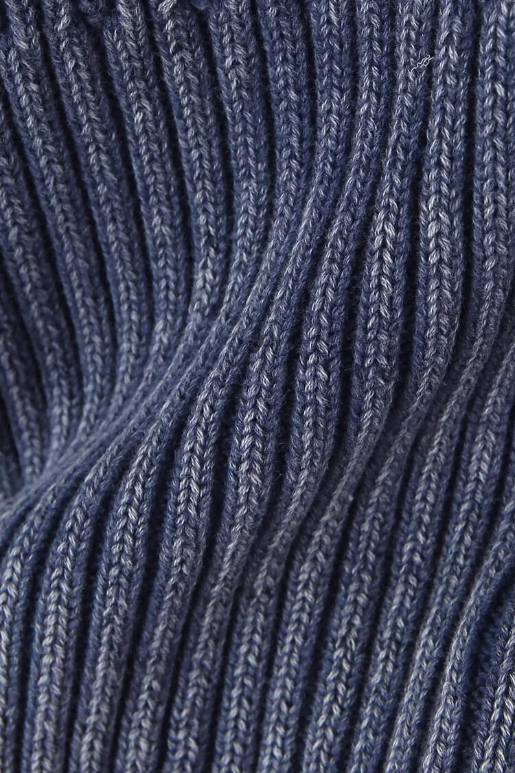 Rosedress Oversized Knit Ribbed Crop Cardigan with Zipper