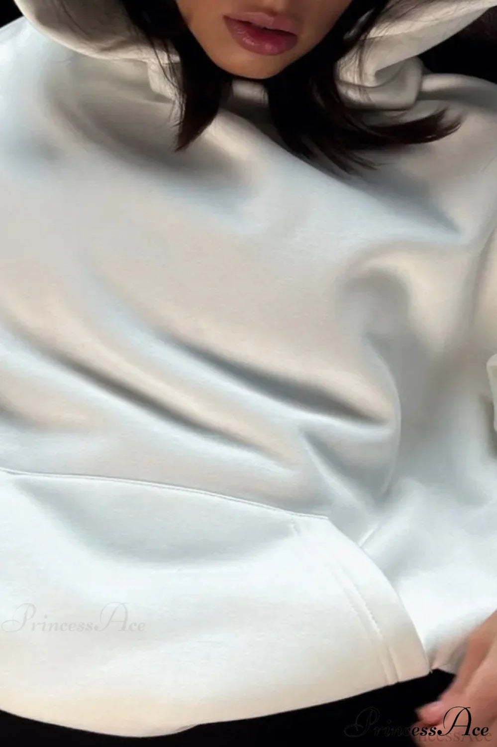 Oversized Slouchy Print Relaxed Hoodie