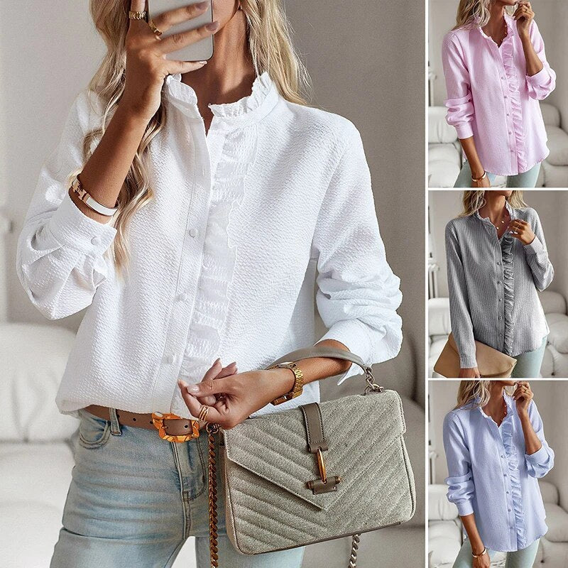 Belleâ„?- Elegant Polo Blouse