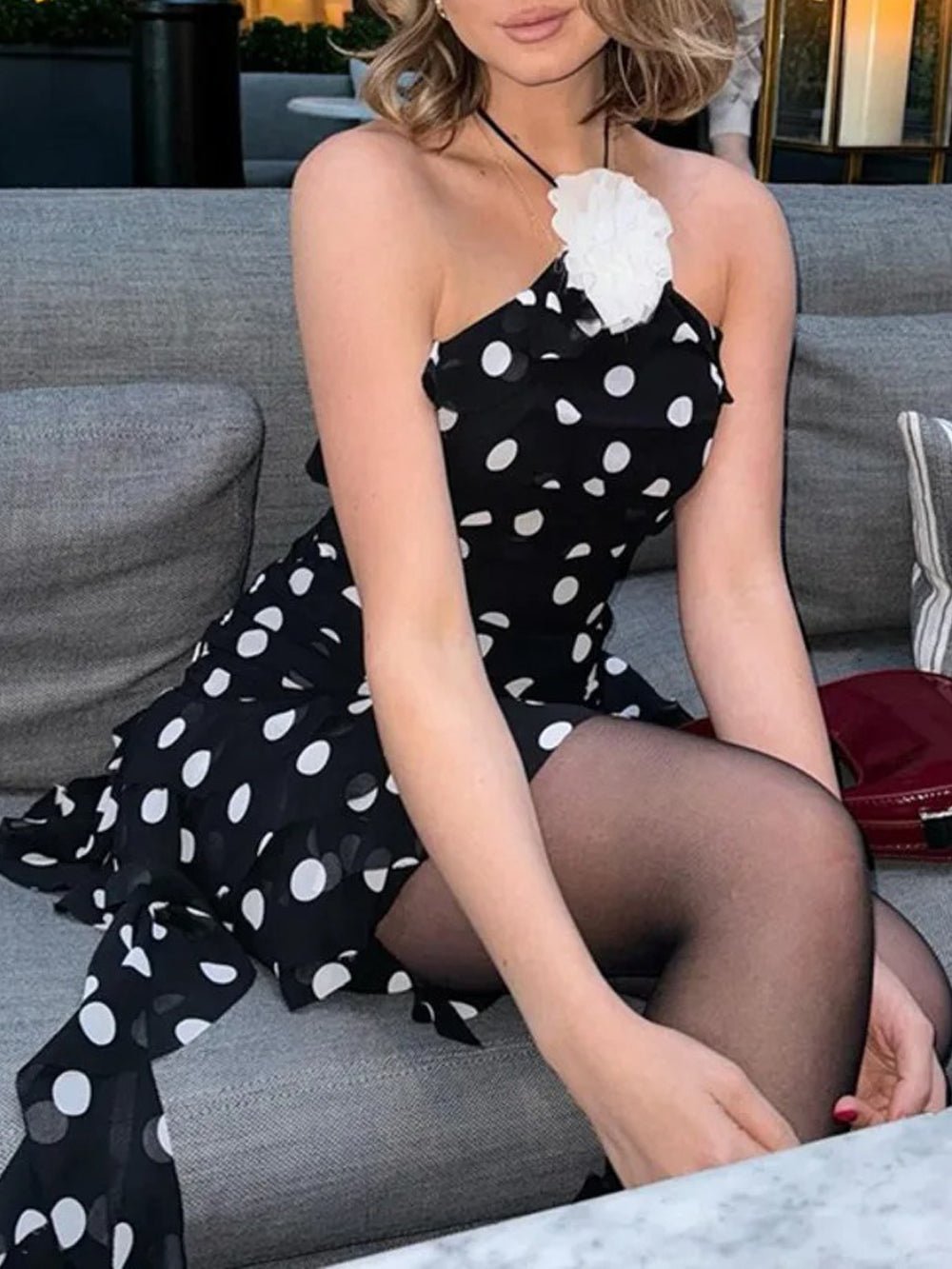 Backless Mini Dress - Fashionpara