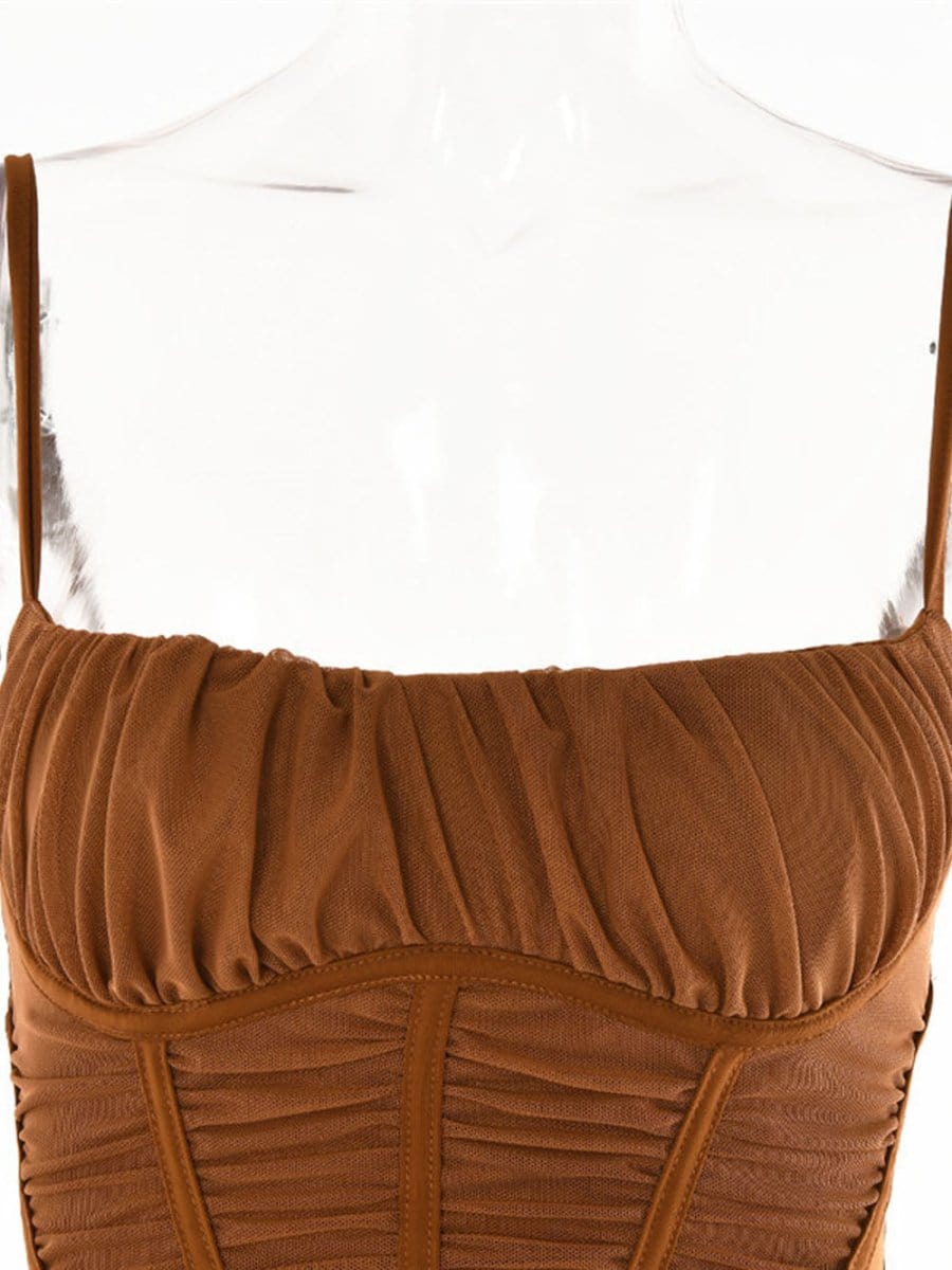 Backless Maxi Dress - Fashionpara