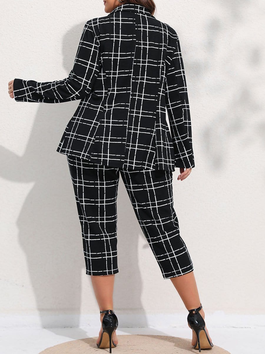 Blazer & Cropped - Fashionpara