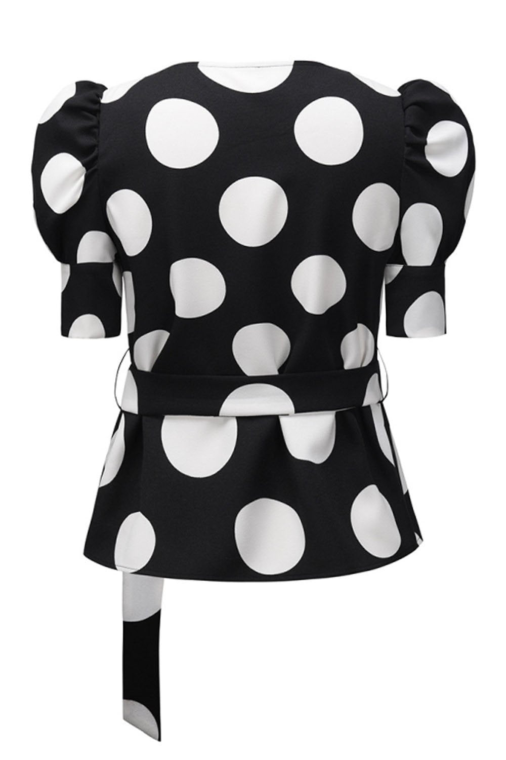 Polka Dot Belt Slim T-shirt