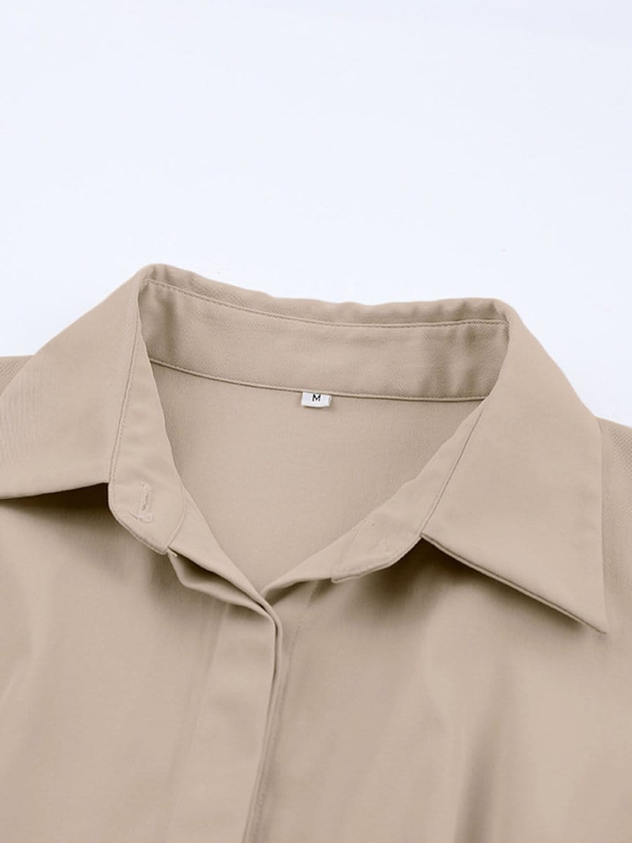 Breasted Mini Dress - Fashionpara