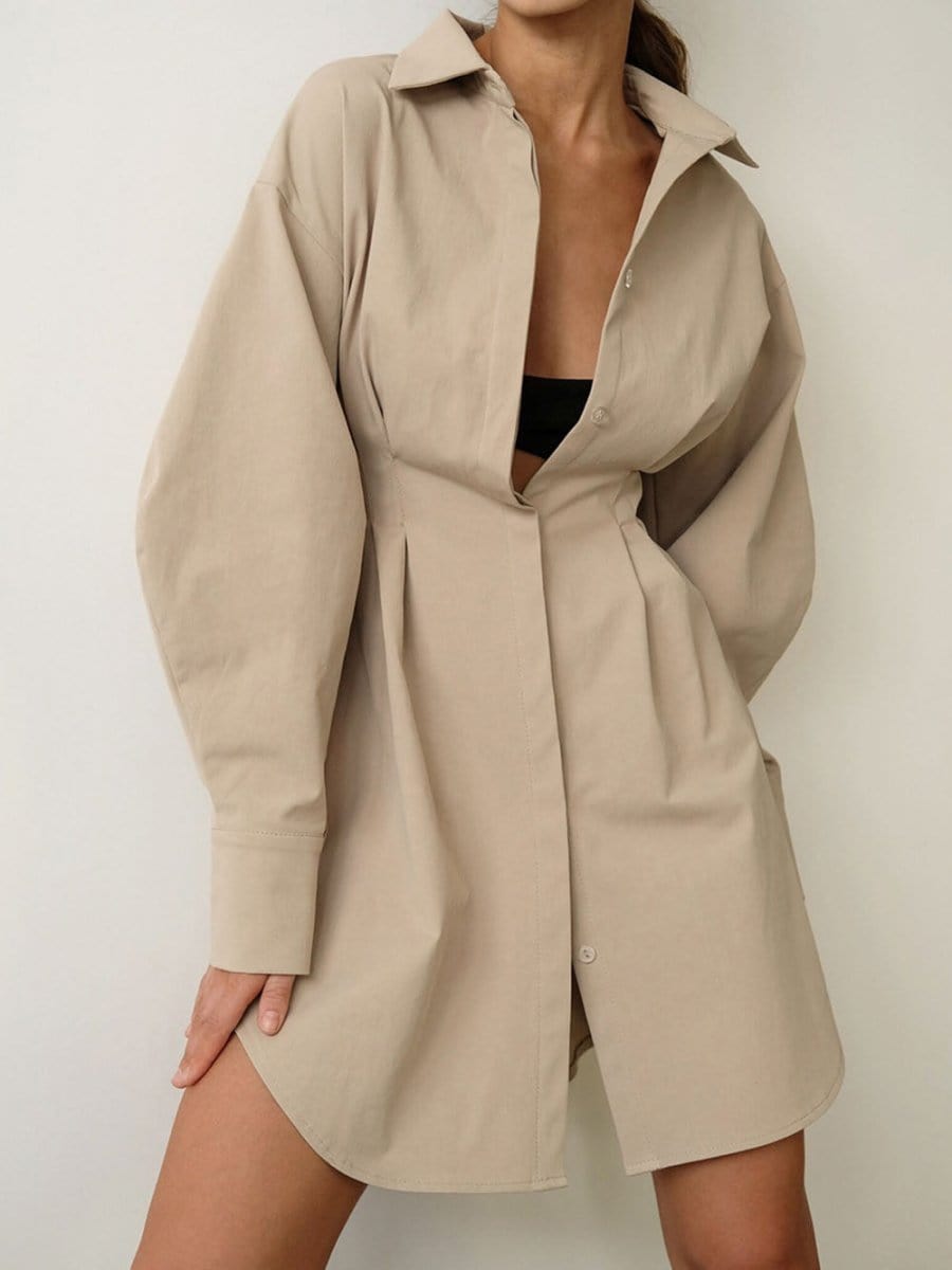 Breasted Mini Dress - Fashionpara