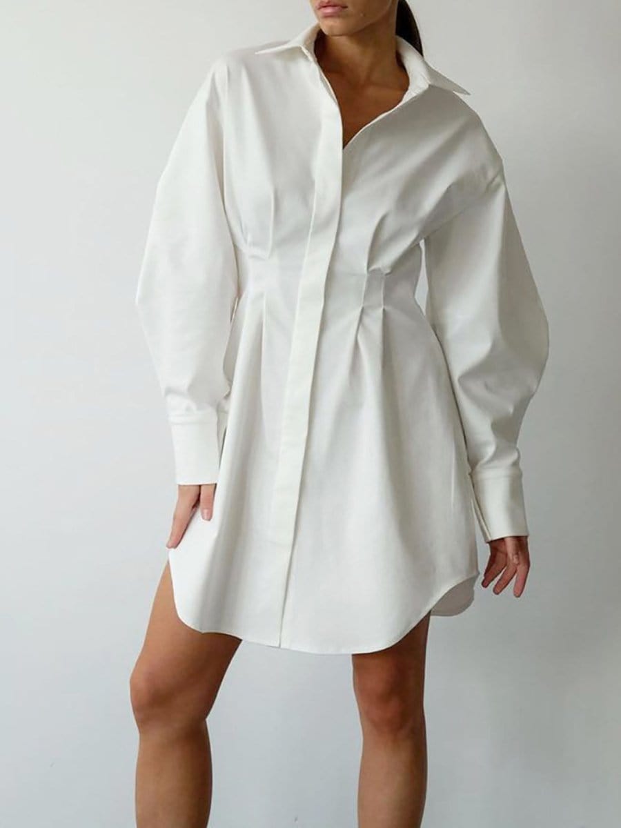 Breasted Mini Dress - Fashionpara