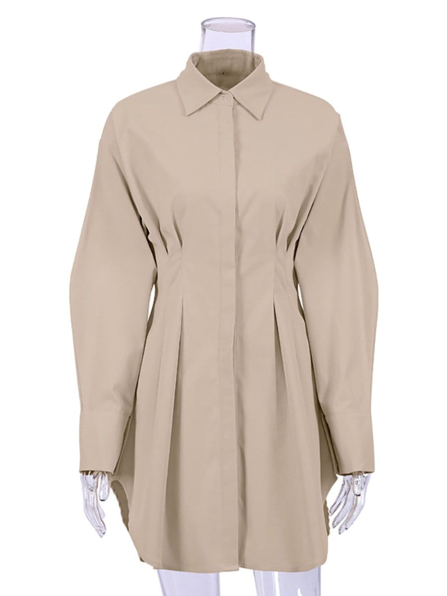 Breasted Mini Dress - Fashionpara