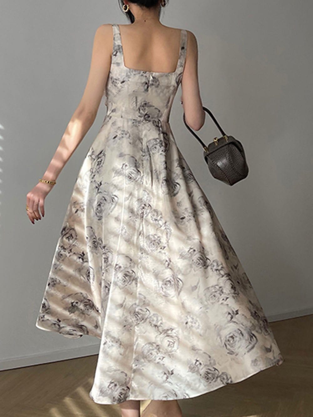 Backless Midi Dress - Fashionpara