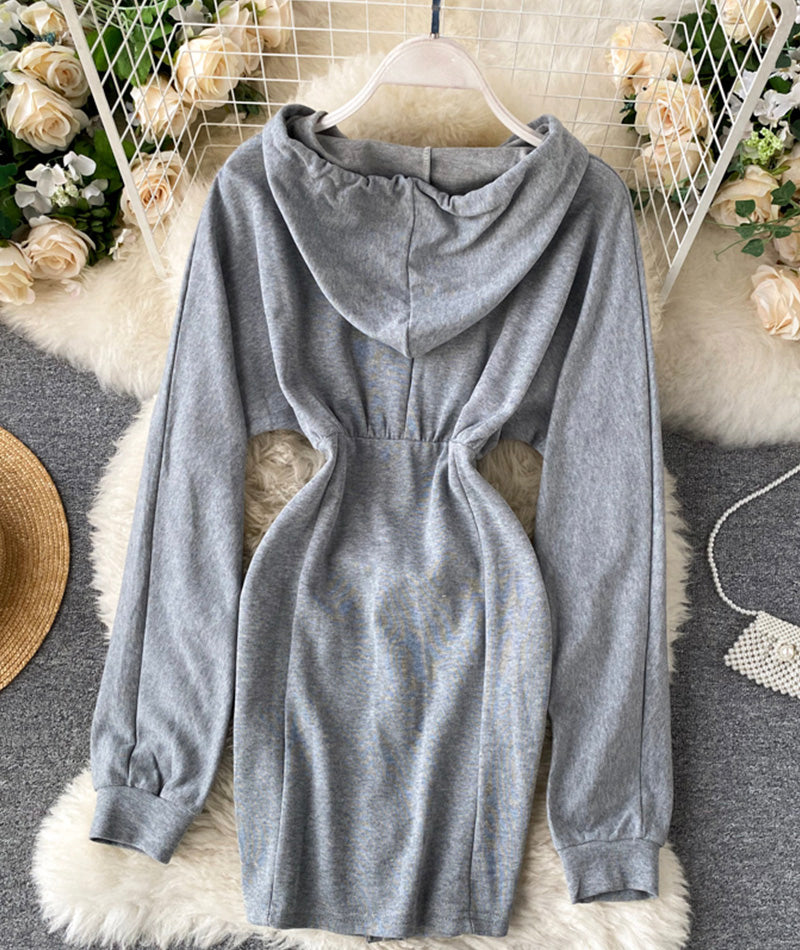 Cute Hoodie Casual Dress
