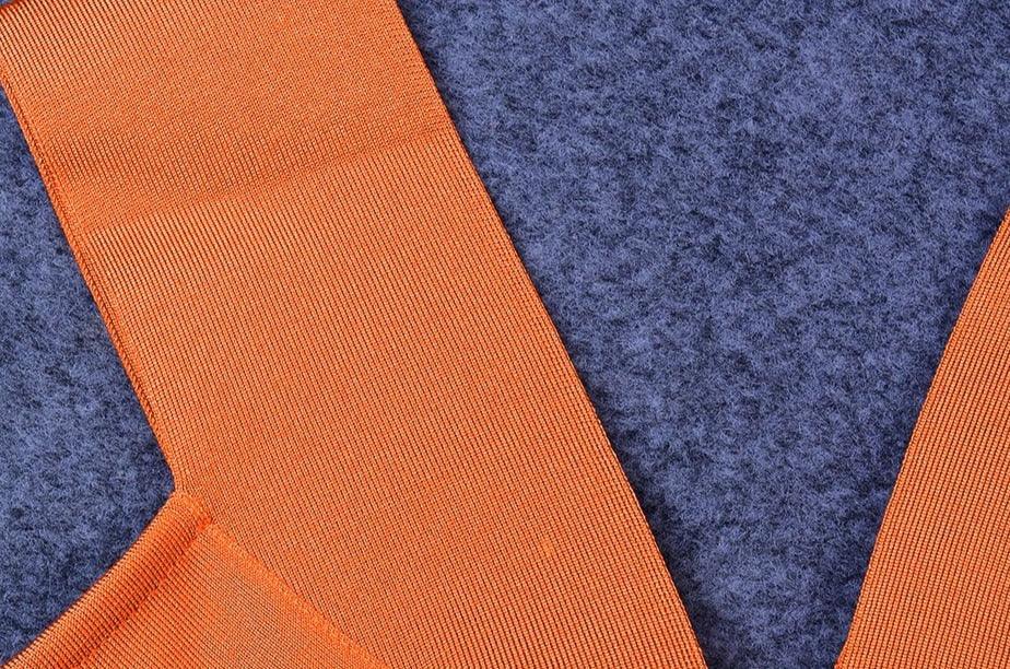 Midstrap V-Neck Bodycon Bandage Dress - Fashionpara