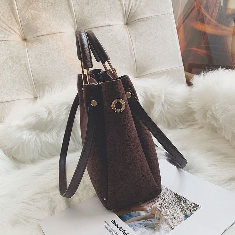 Kavaya Suede Shoulder Bag