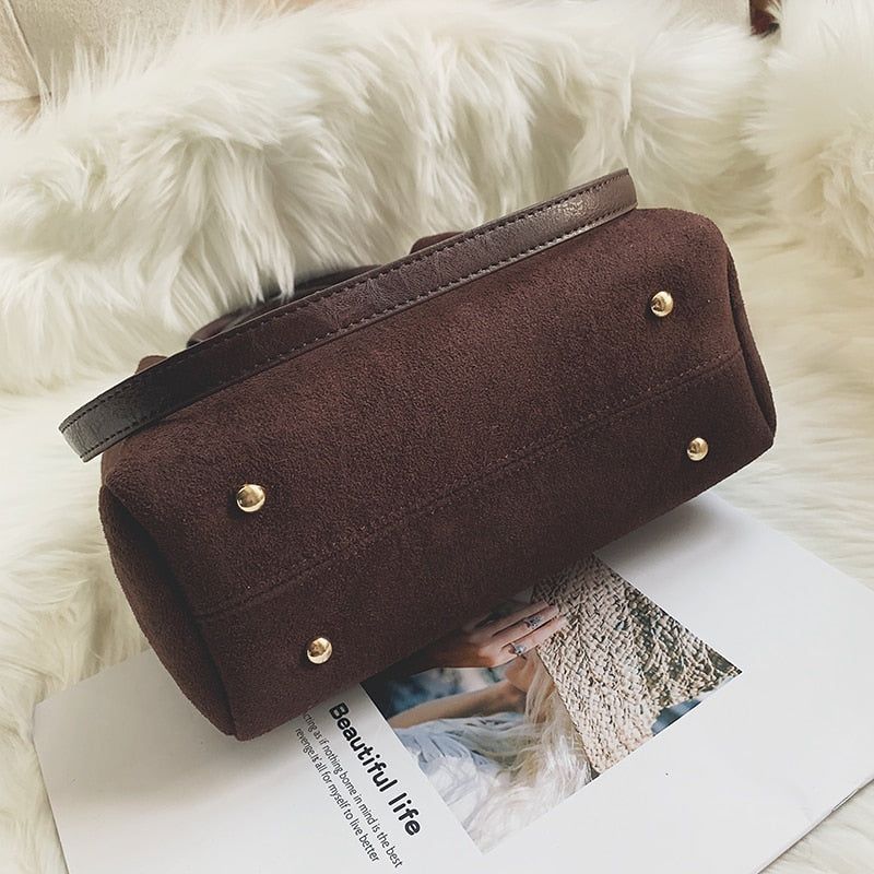Kavaya Suede Shoulder Bag