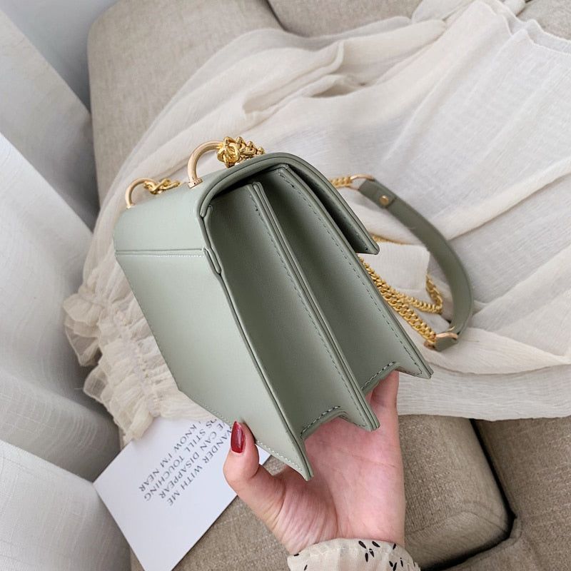 Pango Flap Chain Square Crossbody Bag