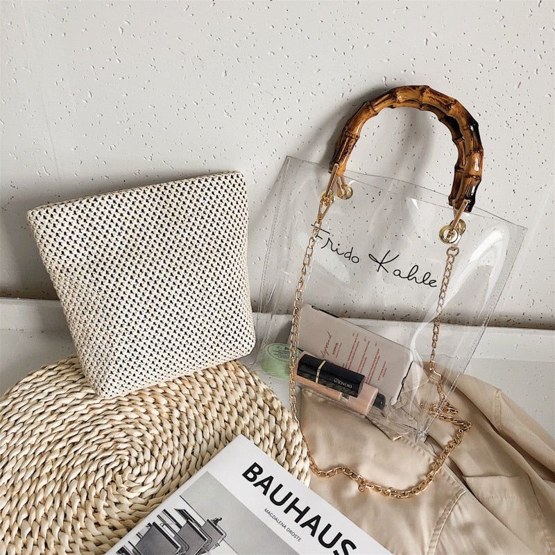 Orbeetle Chain Straw Clear Bag