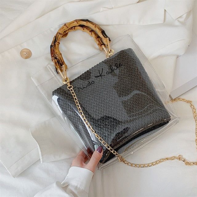 Orbeetle Chain Straw Clear Bag