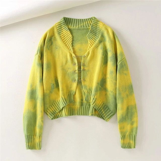 Time For Fun Safety Pin Knitted Cardigan