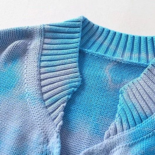 Time For Fun Safety Pin Knitted Cardigan