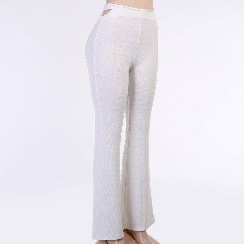 Hene High Waisted Cut Out Pants