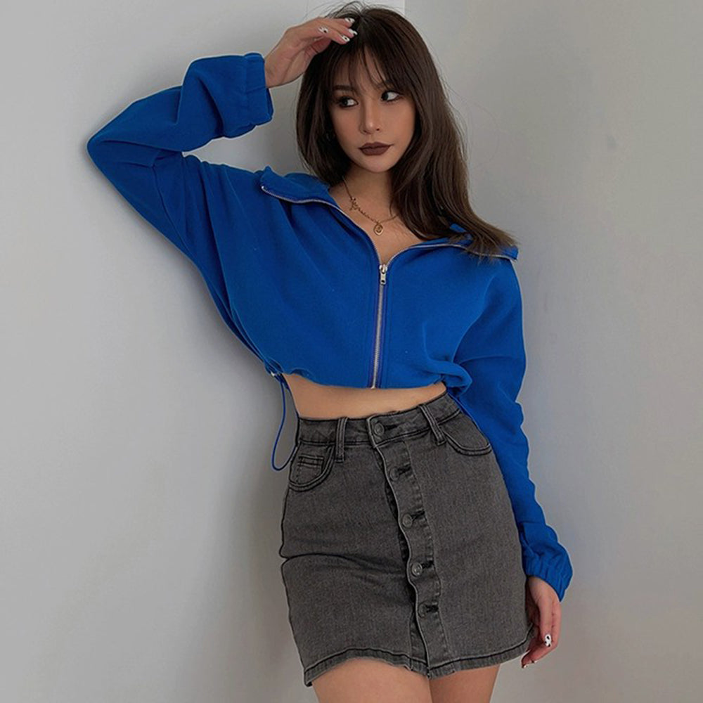 Orro Shop Women's Casual Long Sleeve Hoodie Jacket