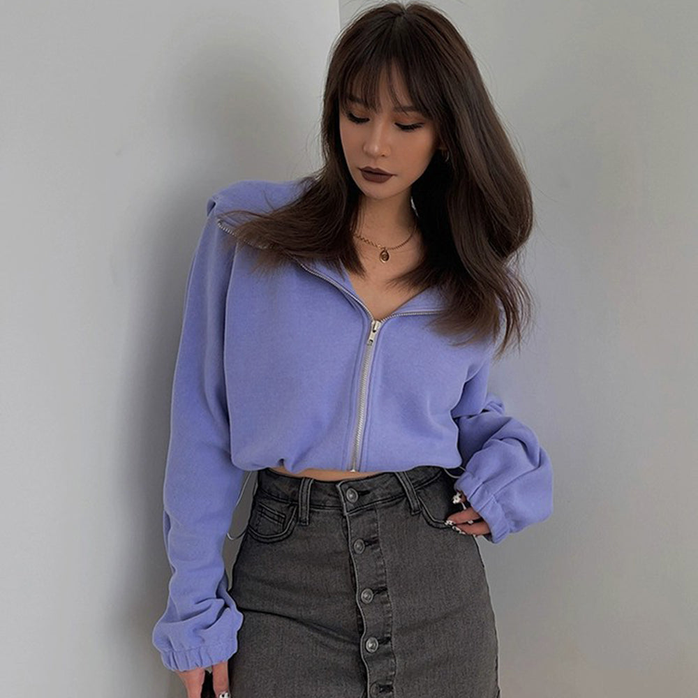 Orro Shop Women's Casual Long Sleeve Hoodie Jacket