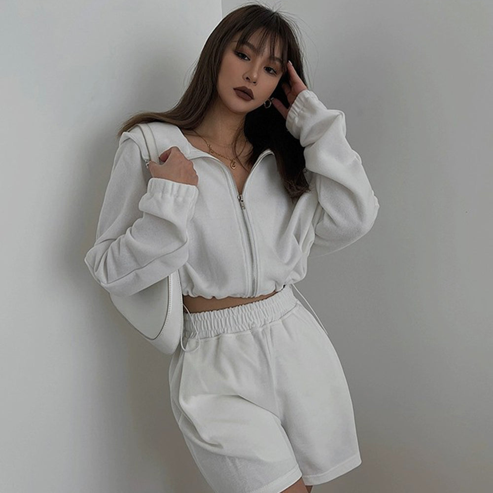 Orro Shop Women's Casual Long Sleeve Hoodie Jacket