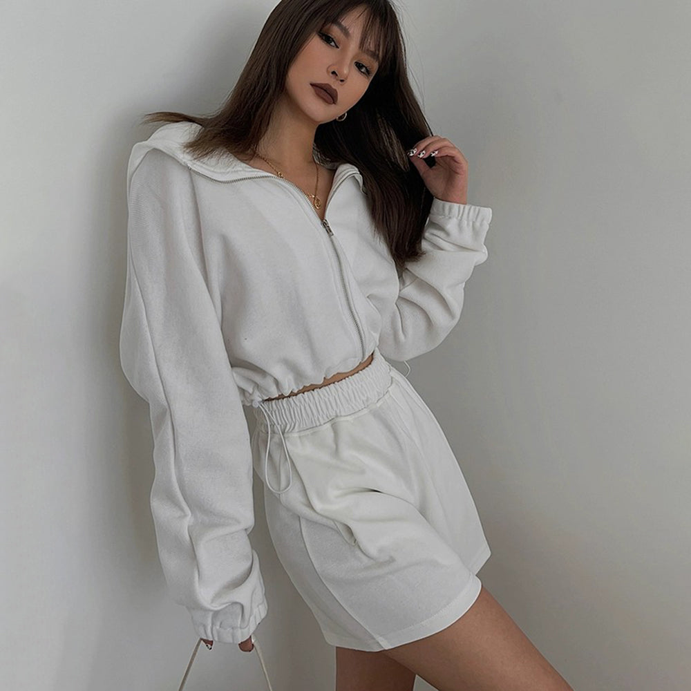 Orro Shop Women's Casual Long Sleeve Hoodie Jacket